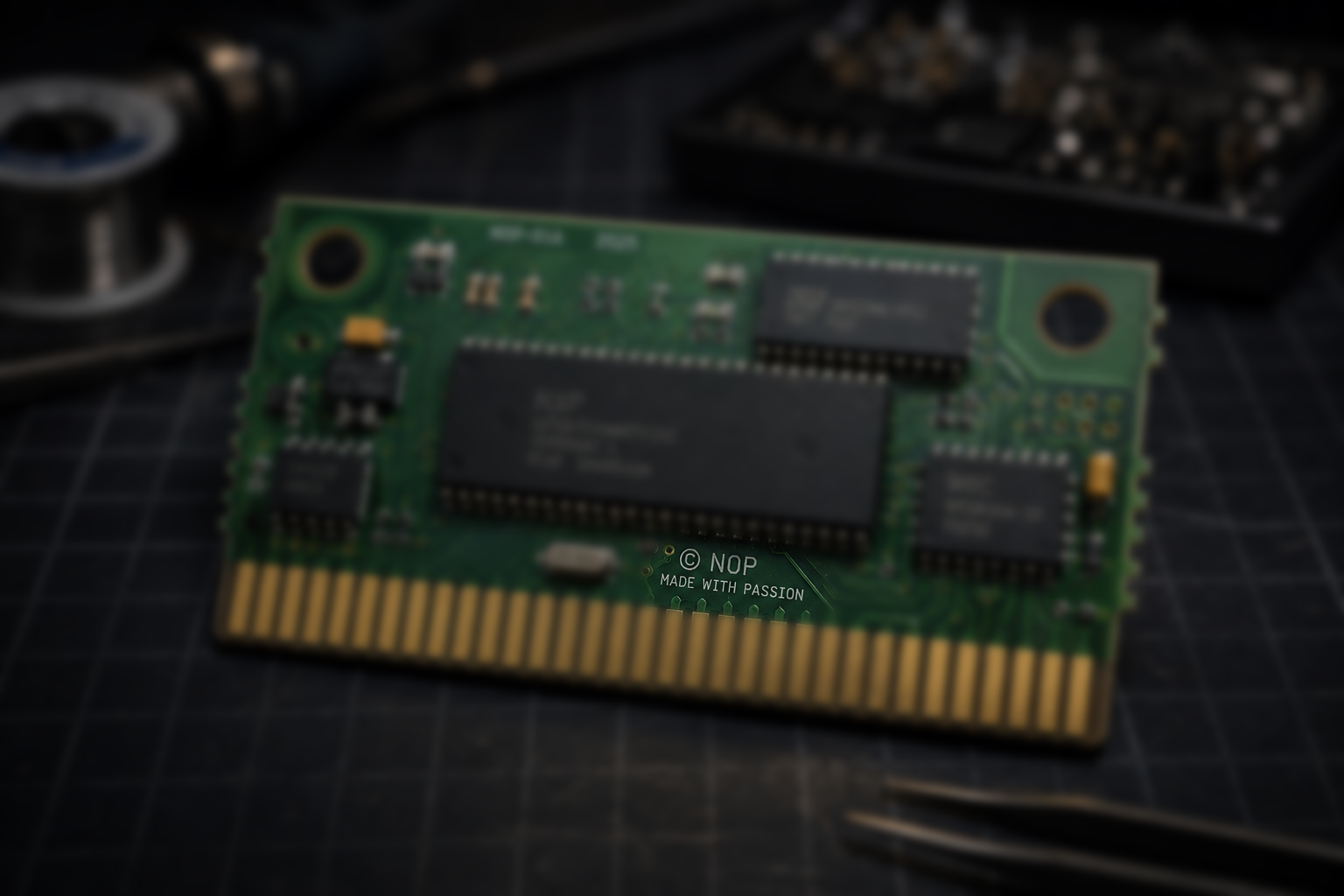 NOP cartridge PCB workshop