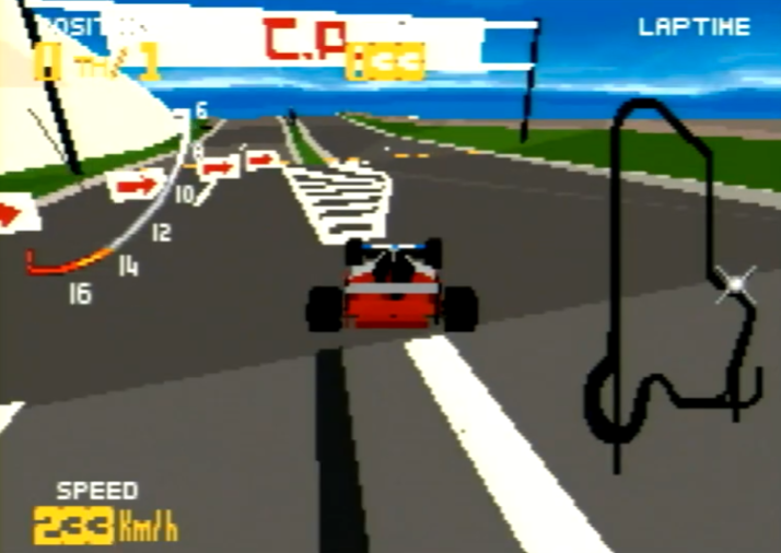 Virtua Racing GBA prototype